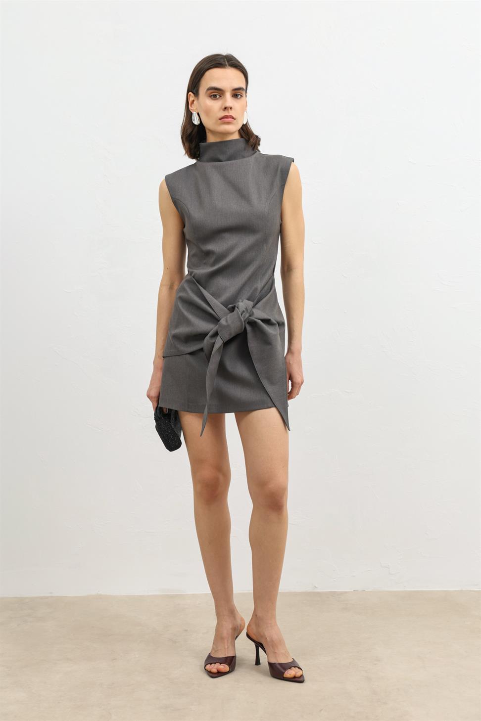 Womens Mini Dress with a Belt