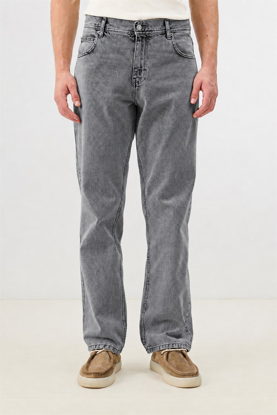Antioch Gri Regular Fit Erkek Jean
