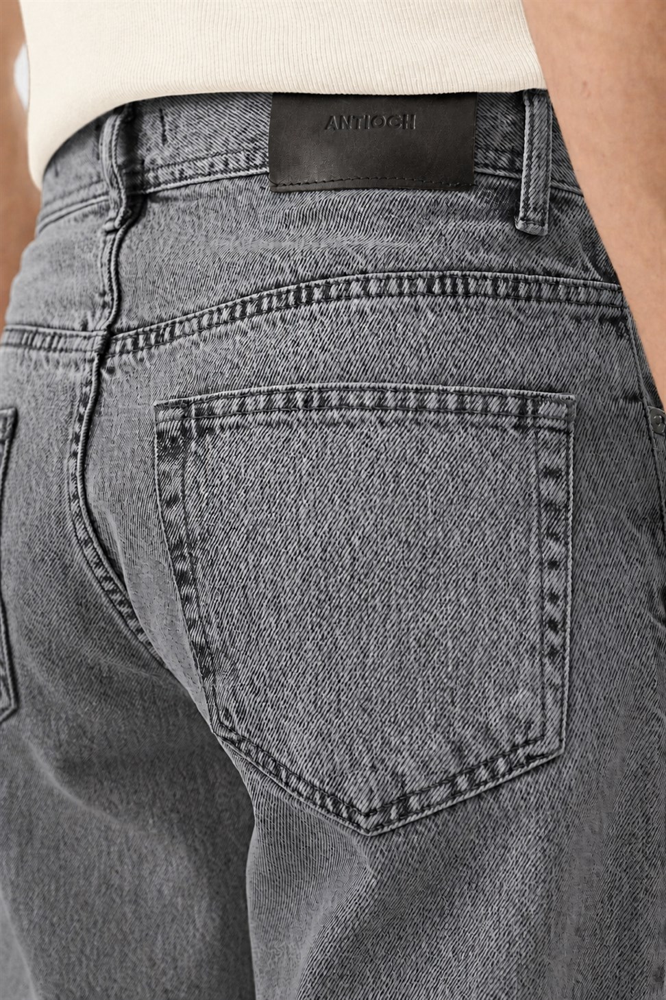 Antioch Gri Regular Fit Erkek Jean