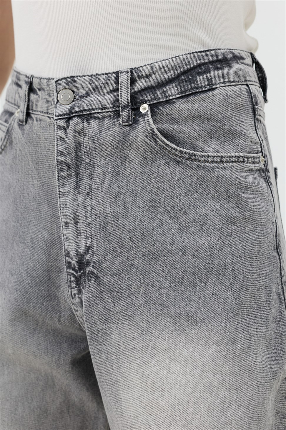 Antioch Gri Relax Fit Erkek Jean