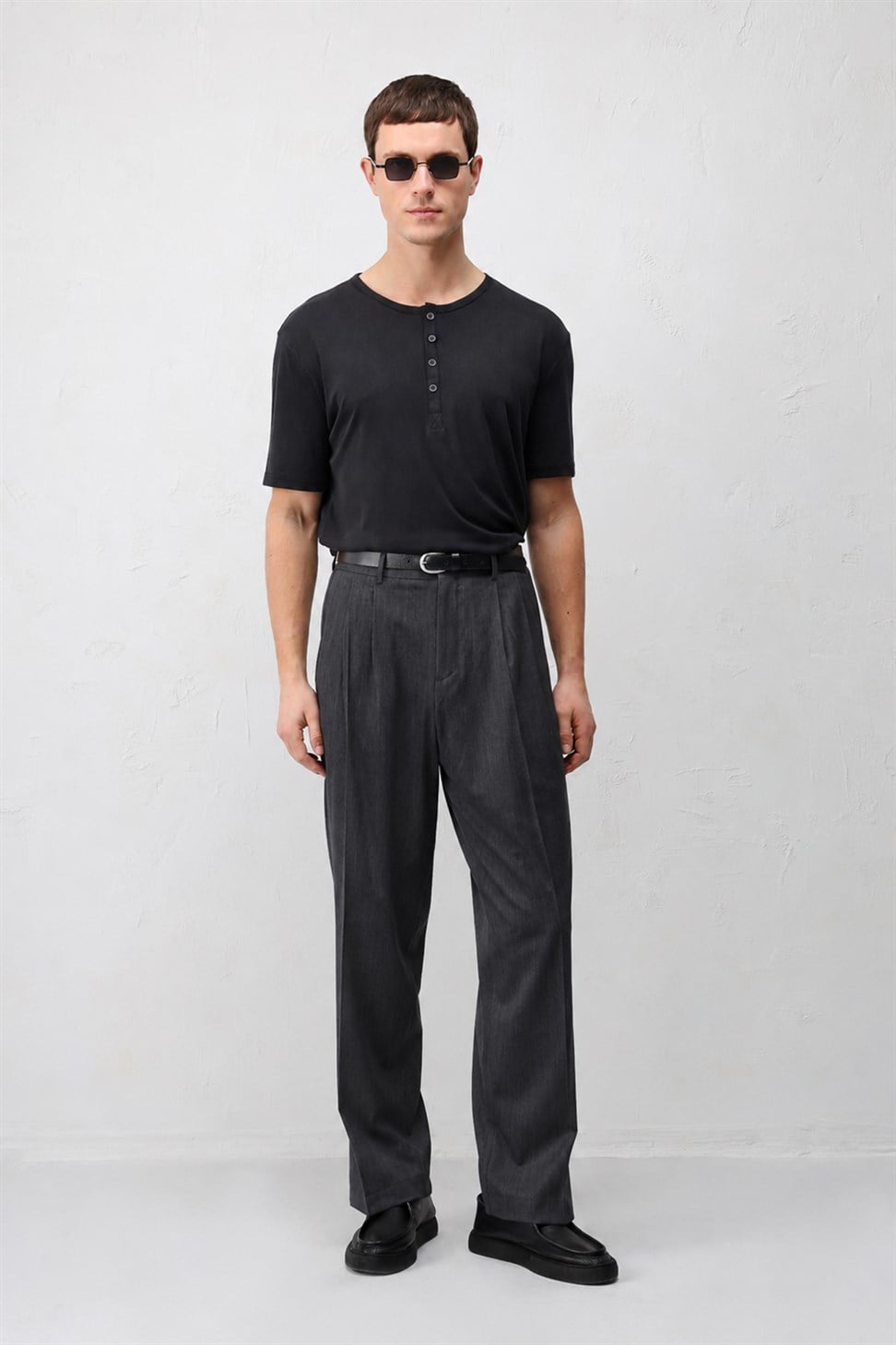 Antioch Gri Relaxed Fit Erkek Pantolon