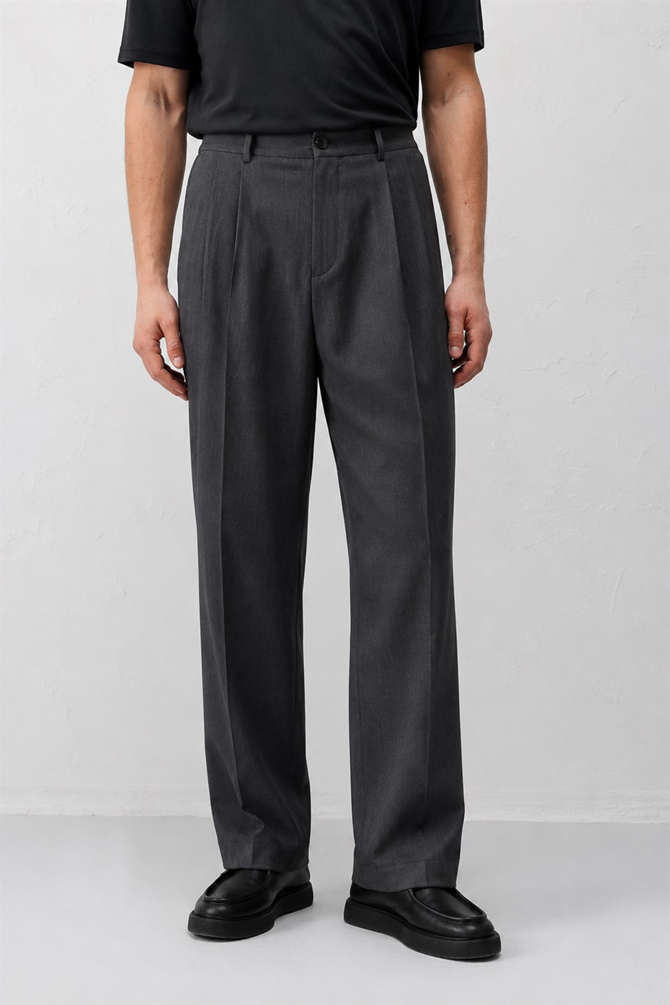 Antioch Gri Relaxed Fit Erkek Pantolon