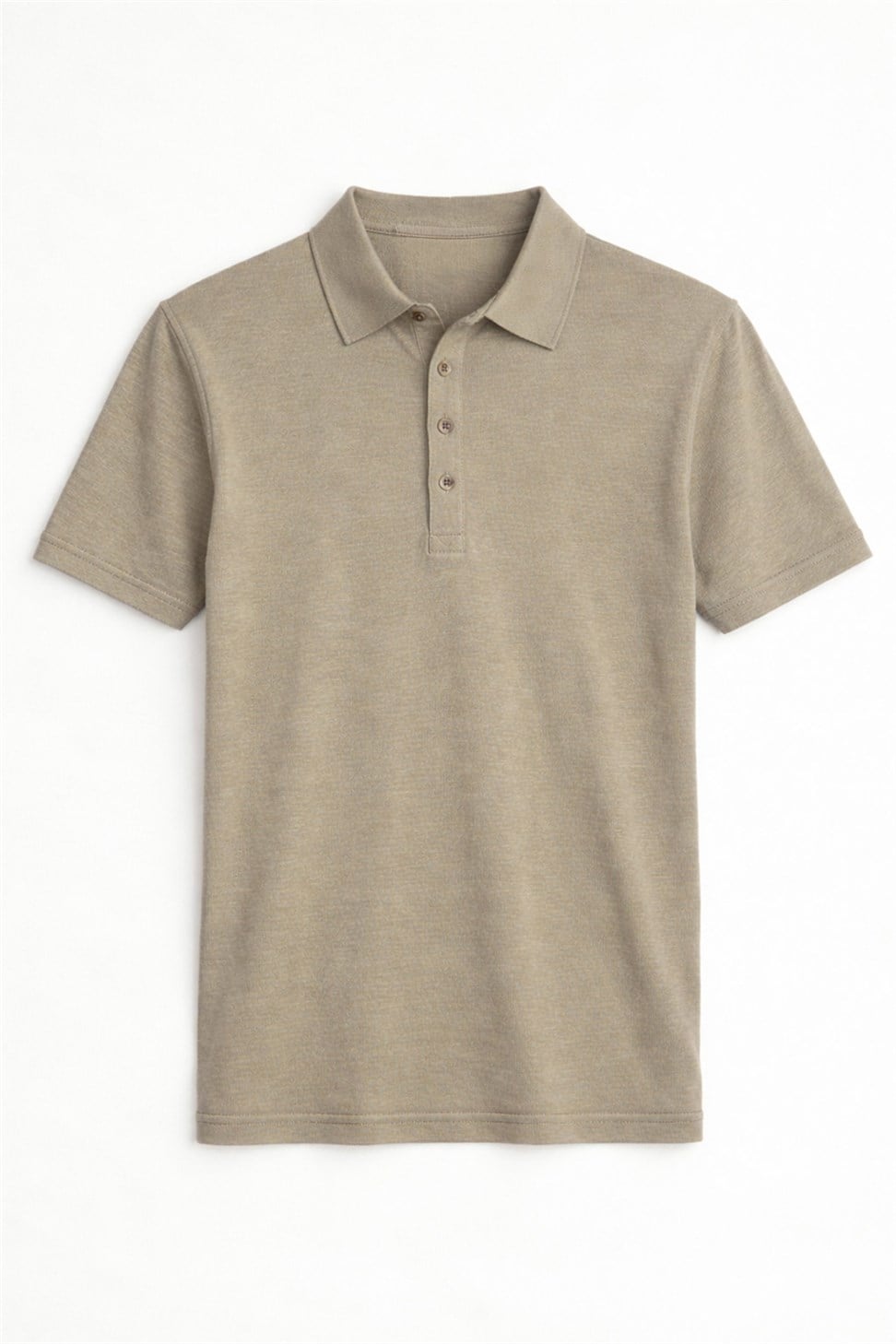 Antioch Haki Düğmeli Polo Yaka Erkek T-Shirt