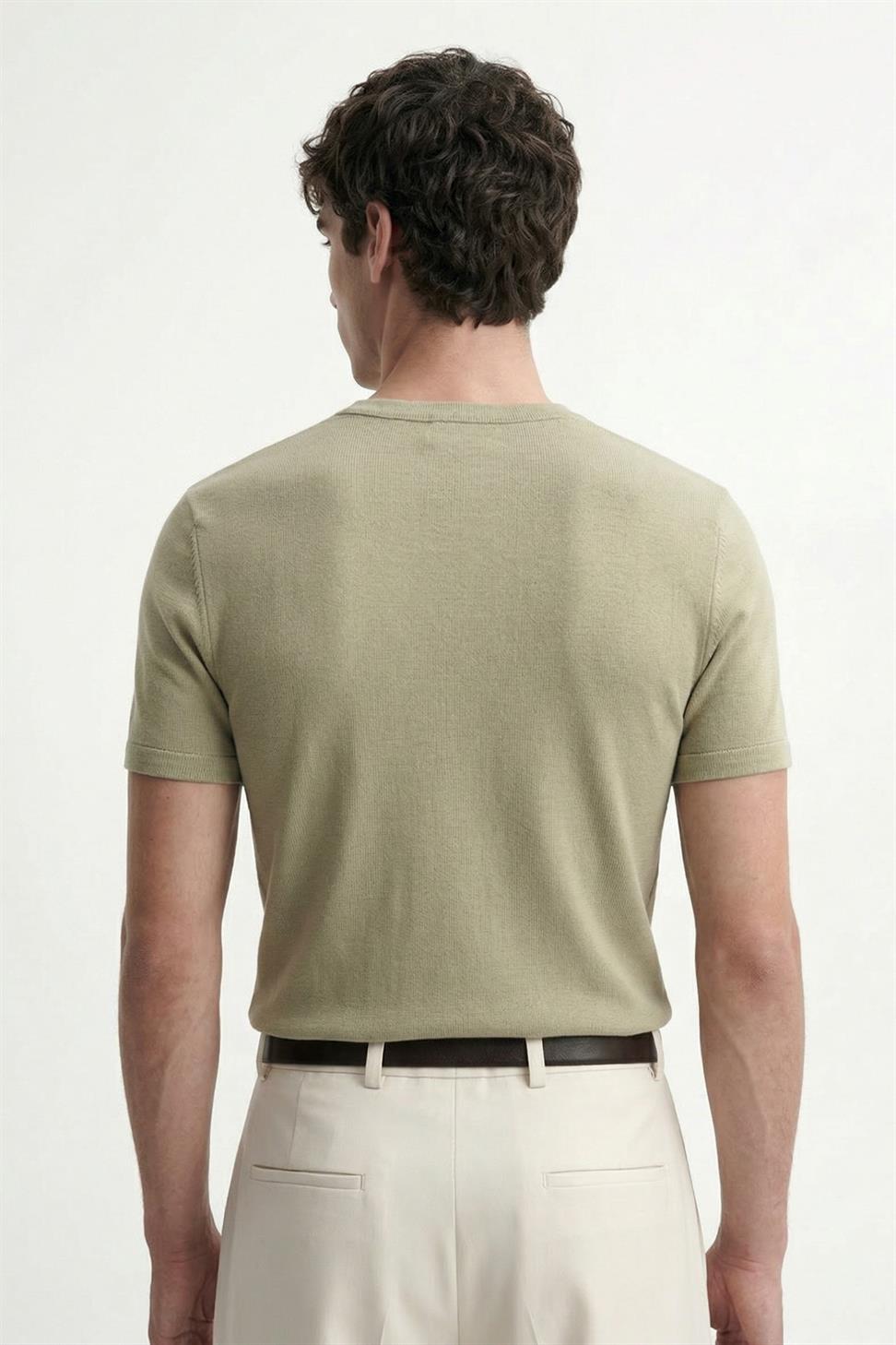 Antioch Haki Dokulu Erkek T-Shirt