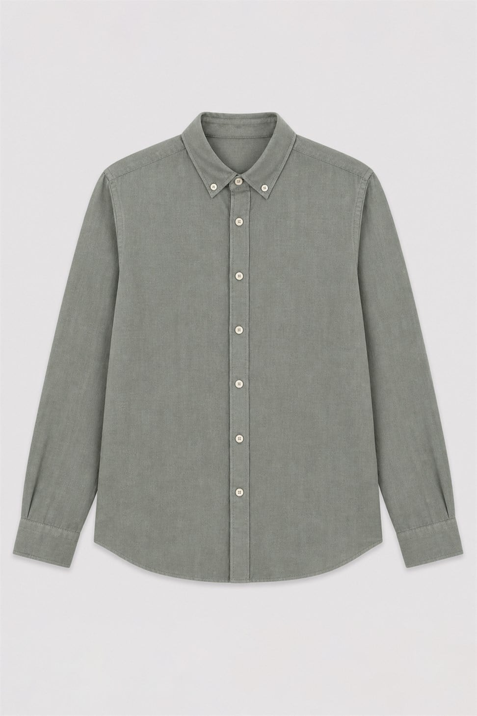 Relaxed Fit Mens Shirt with Linen Blend