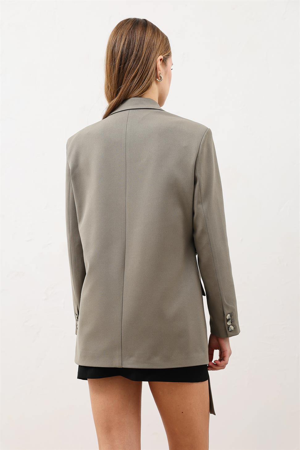Belted Womens Blazer