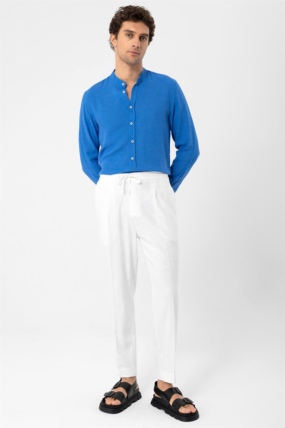 قميص رجالي بياقة القاضي