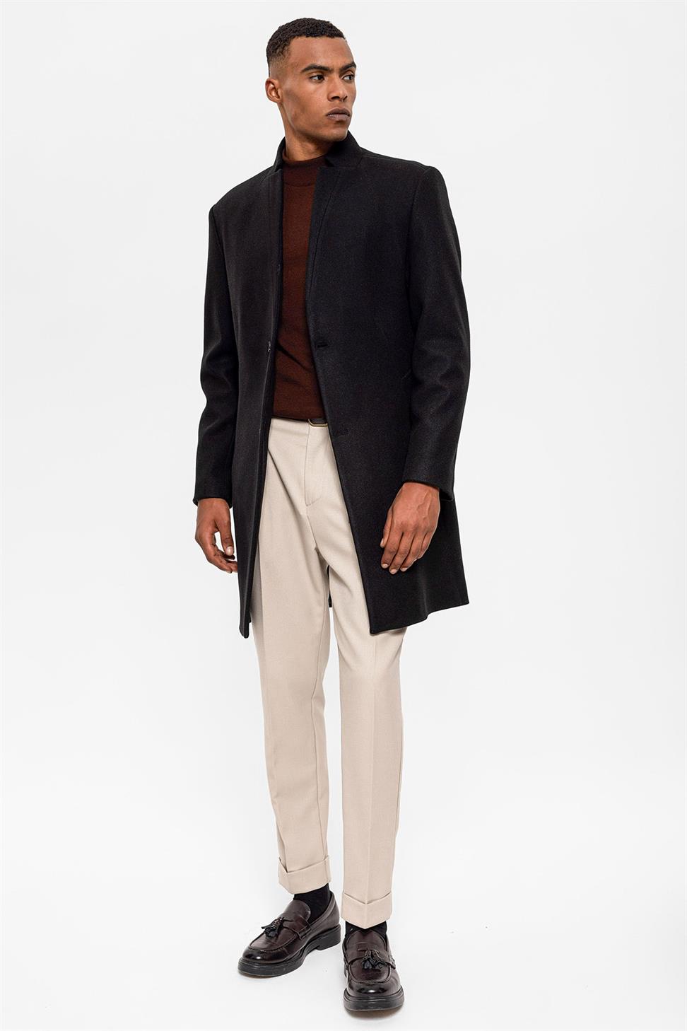 معطف القاضي طوق الرجال