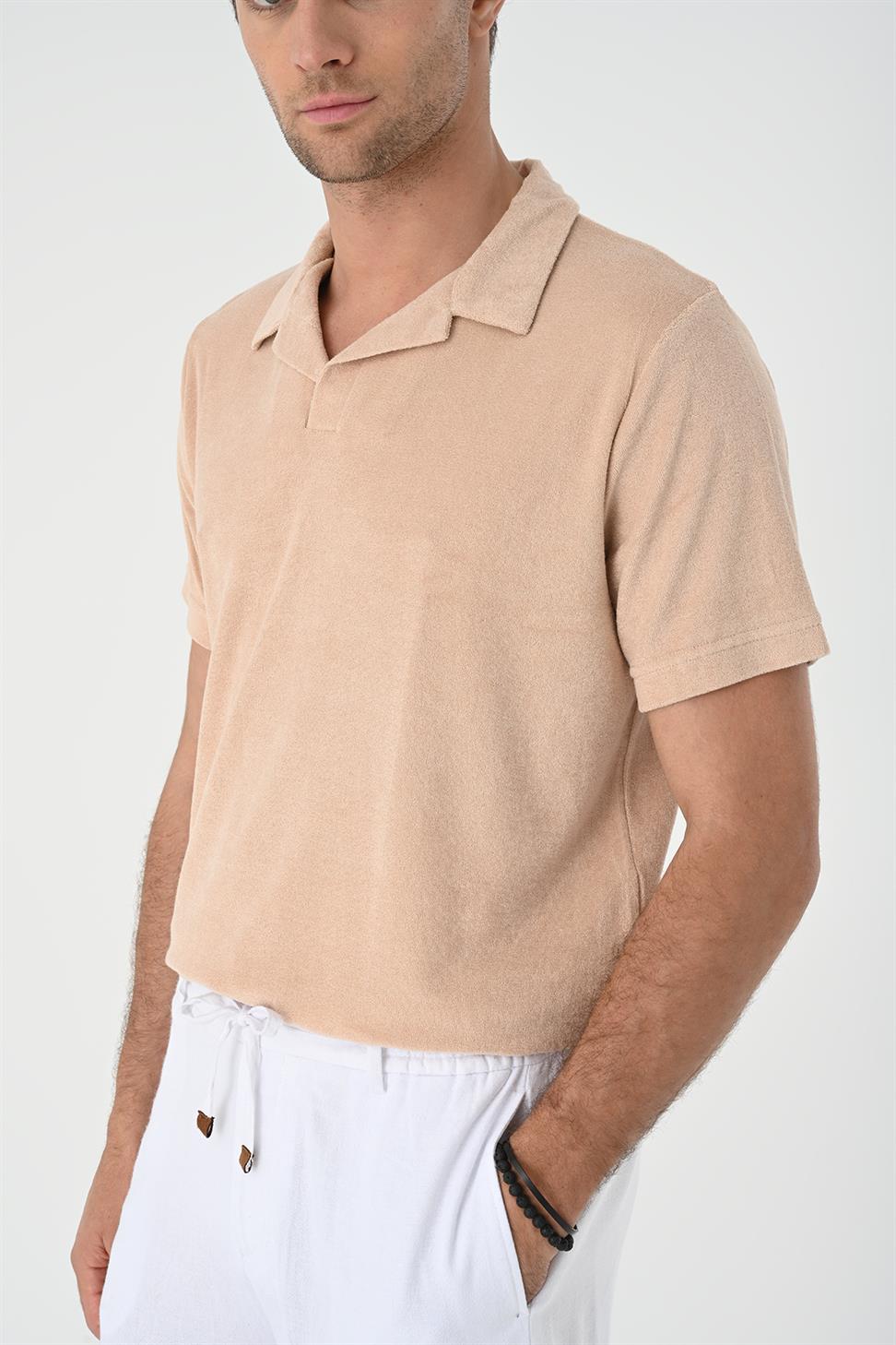 تي شيرت رجالي من قماش تيري