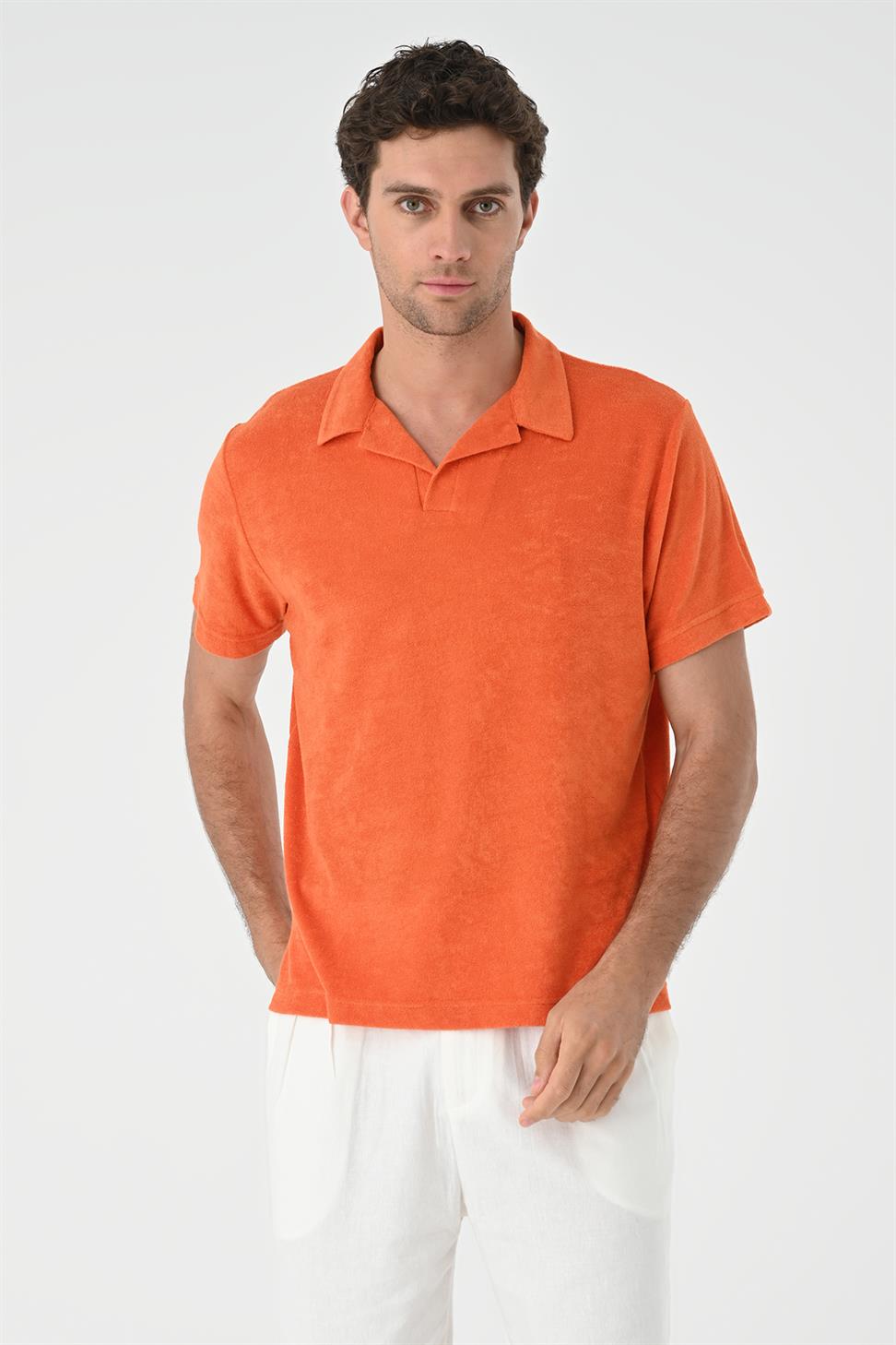 تي شيرت رجالي من قماش تيري