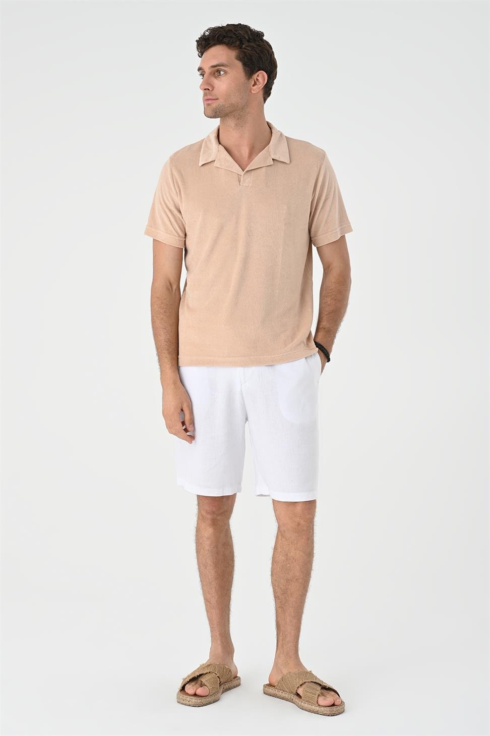 تي شيرت رجالي من قماش تيري