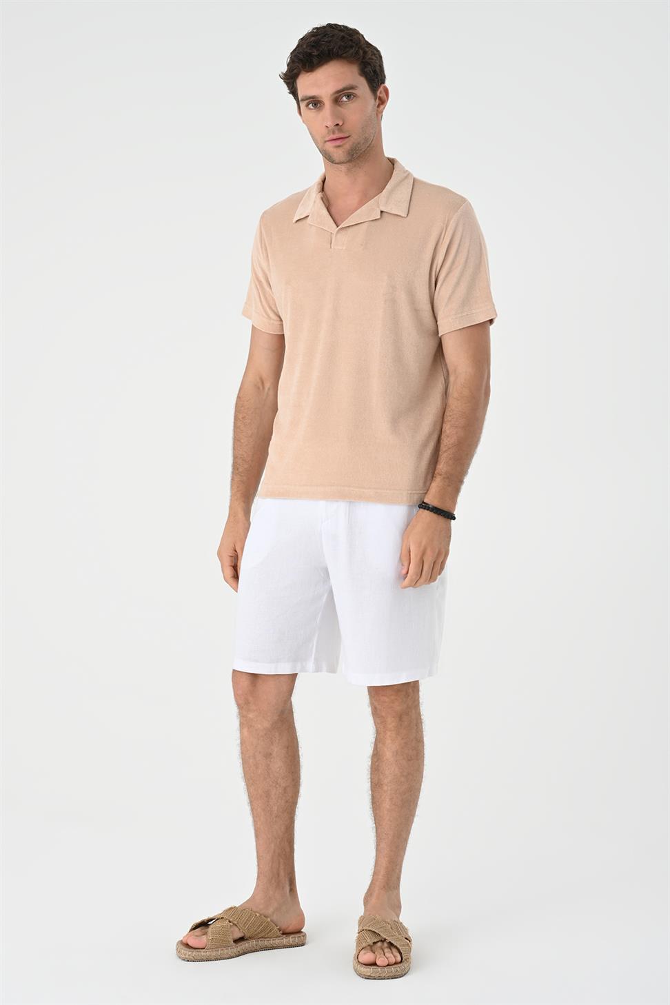 تي شيرت رجالي من قماش تيري