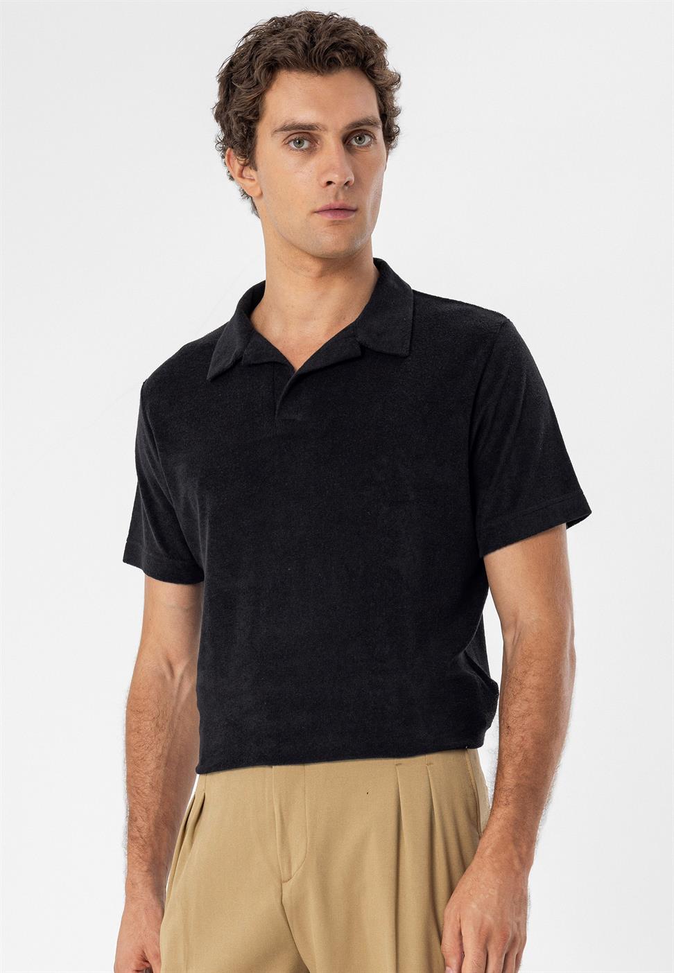 تي شيرت رجالي من قماش تيري