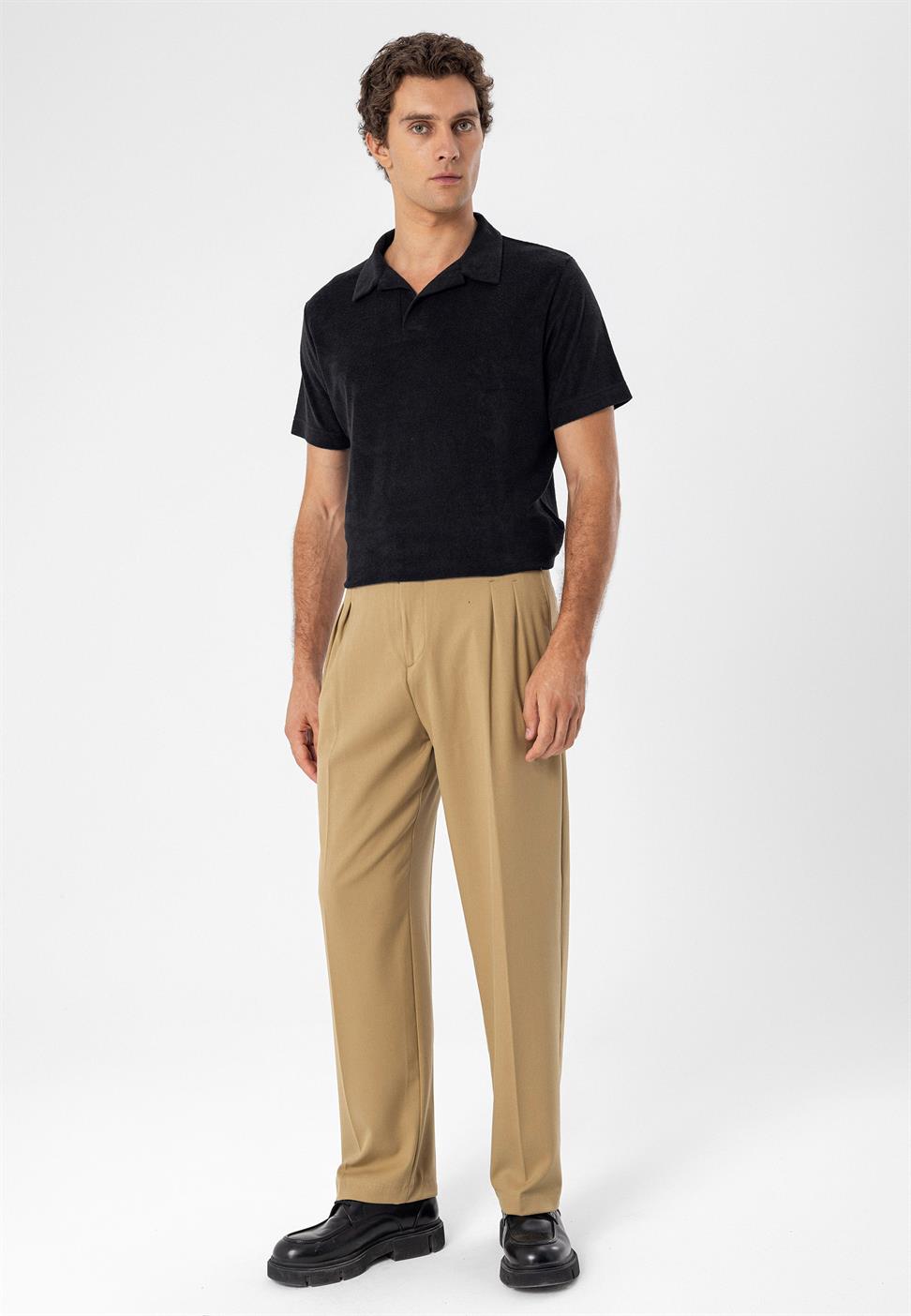 تي شيرت رجالي من قماش تيري