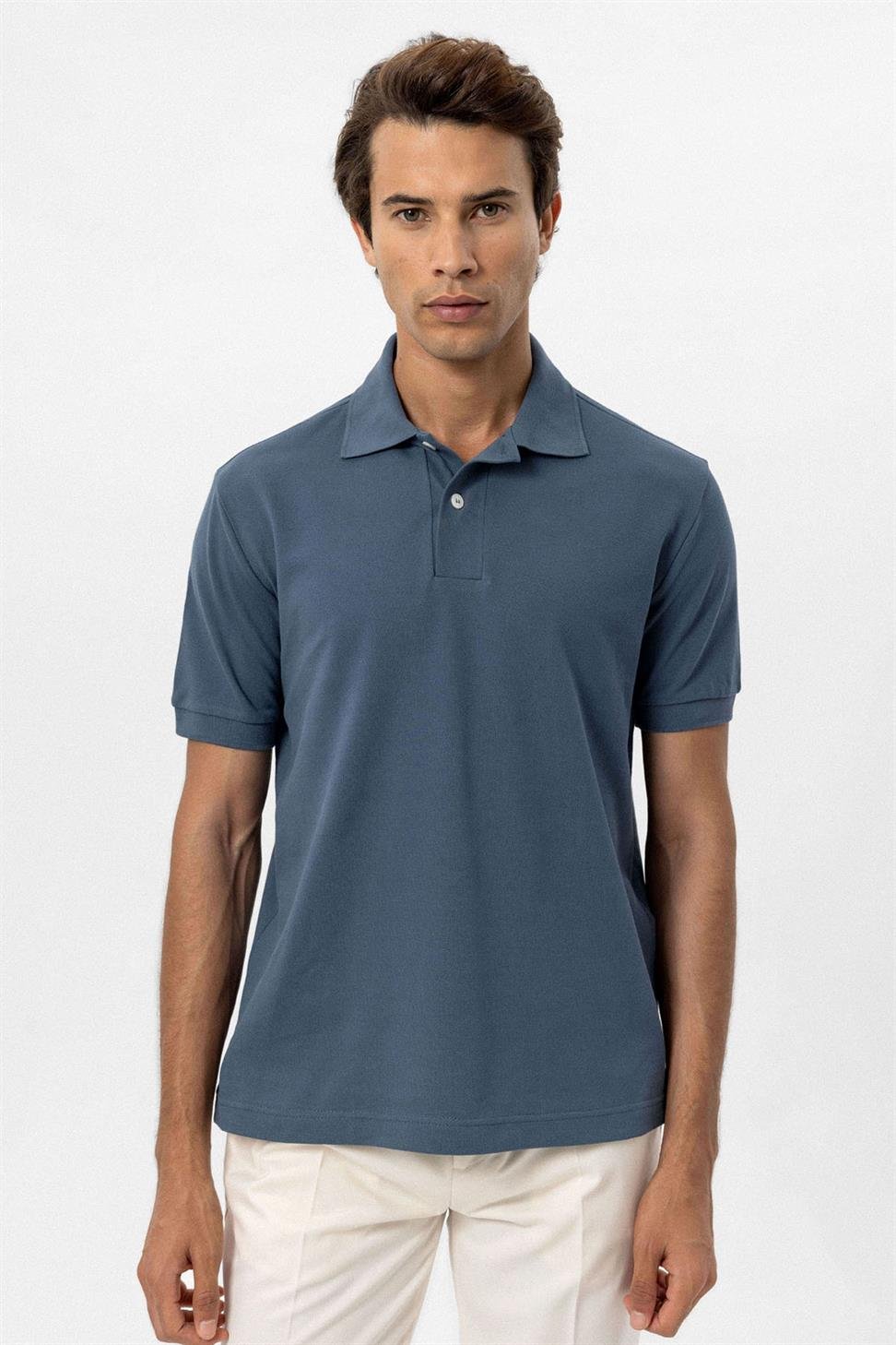 تي شيرت بياقة بولو للرجال