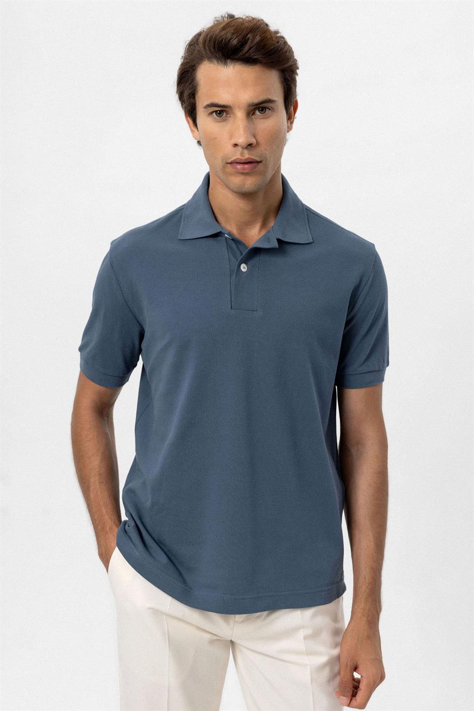 تي شيرت بياقة بولو للرجال