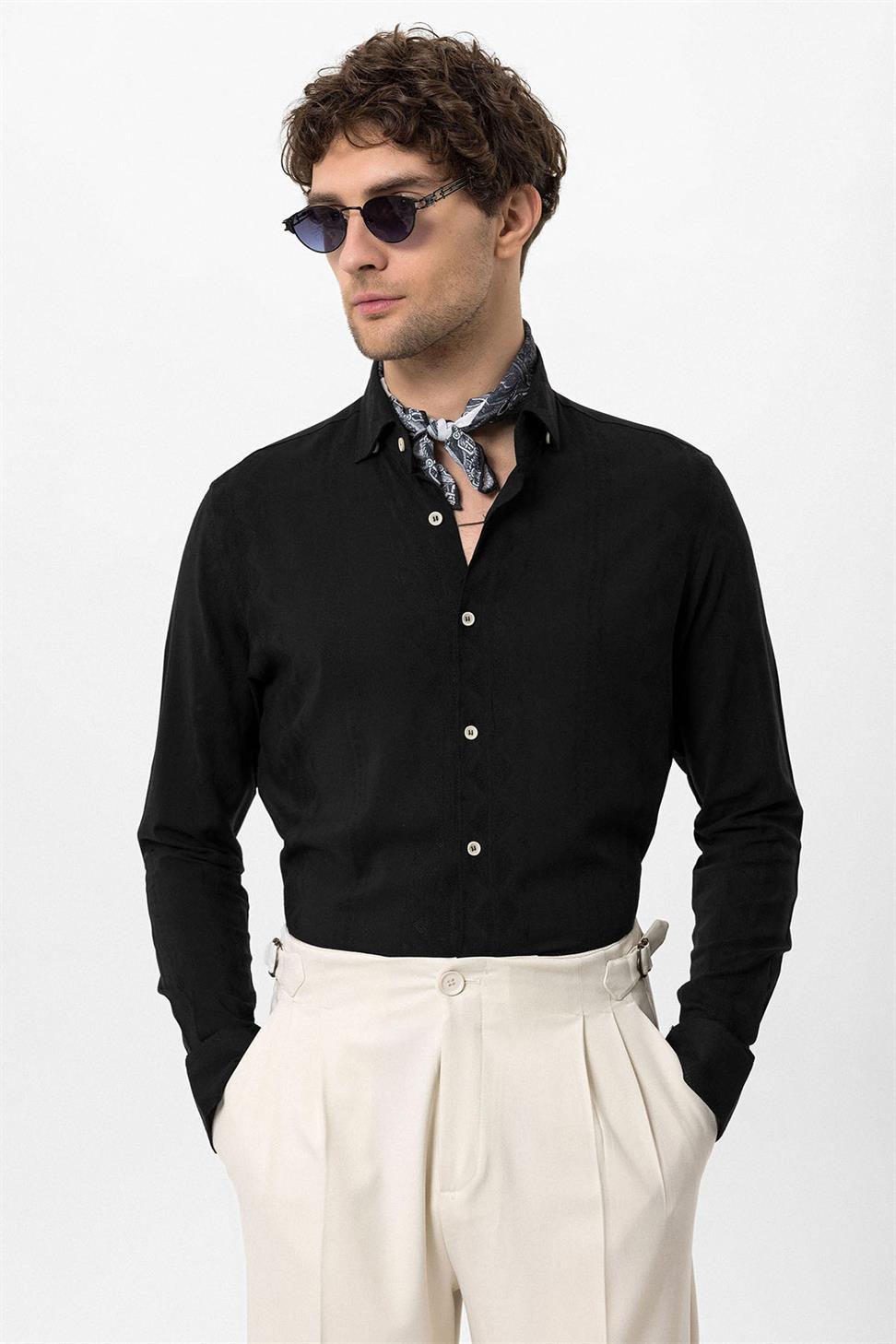 قميص رجالي مطرز