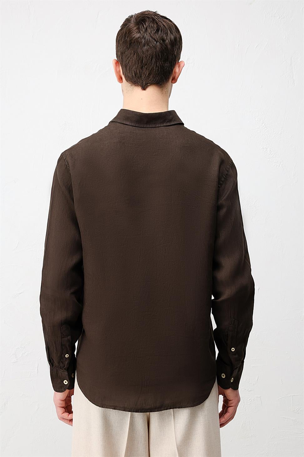 100% Linen Relax Fit Mens Shirt