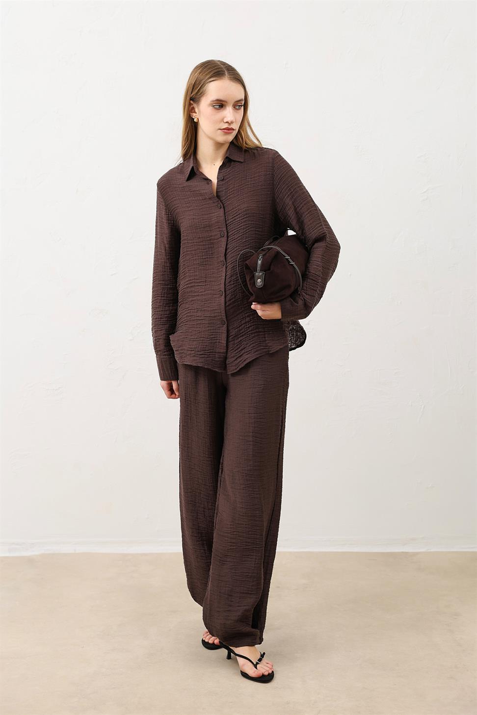 بنطلون نسائي قابل للتعديل مع أساور