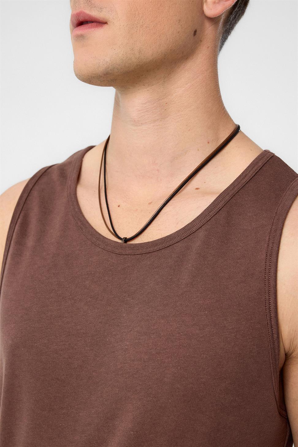 Antioch Kahve Basic Erkek Atlet