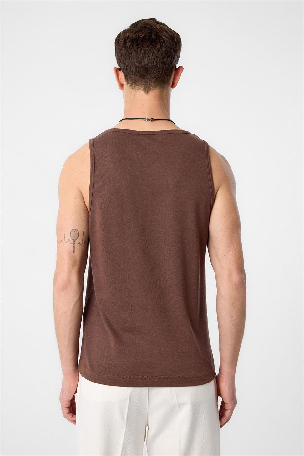 Antioch Kahve Basic Erkek Atlet