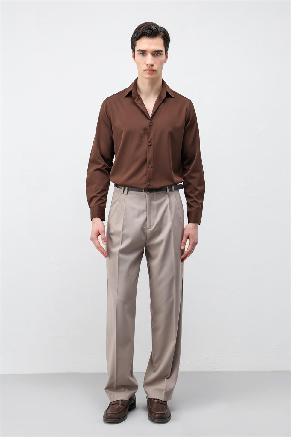 قميص رجالي من طراز Comfort Slim