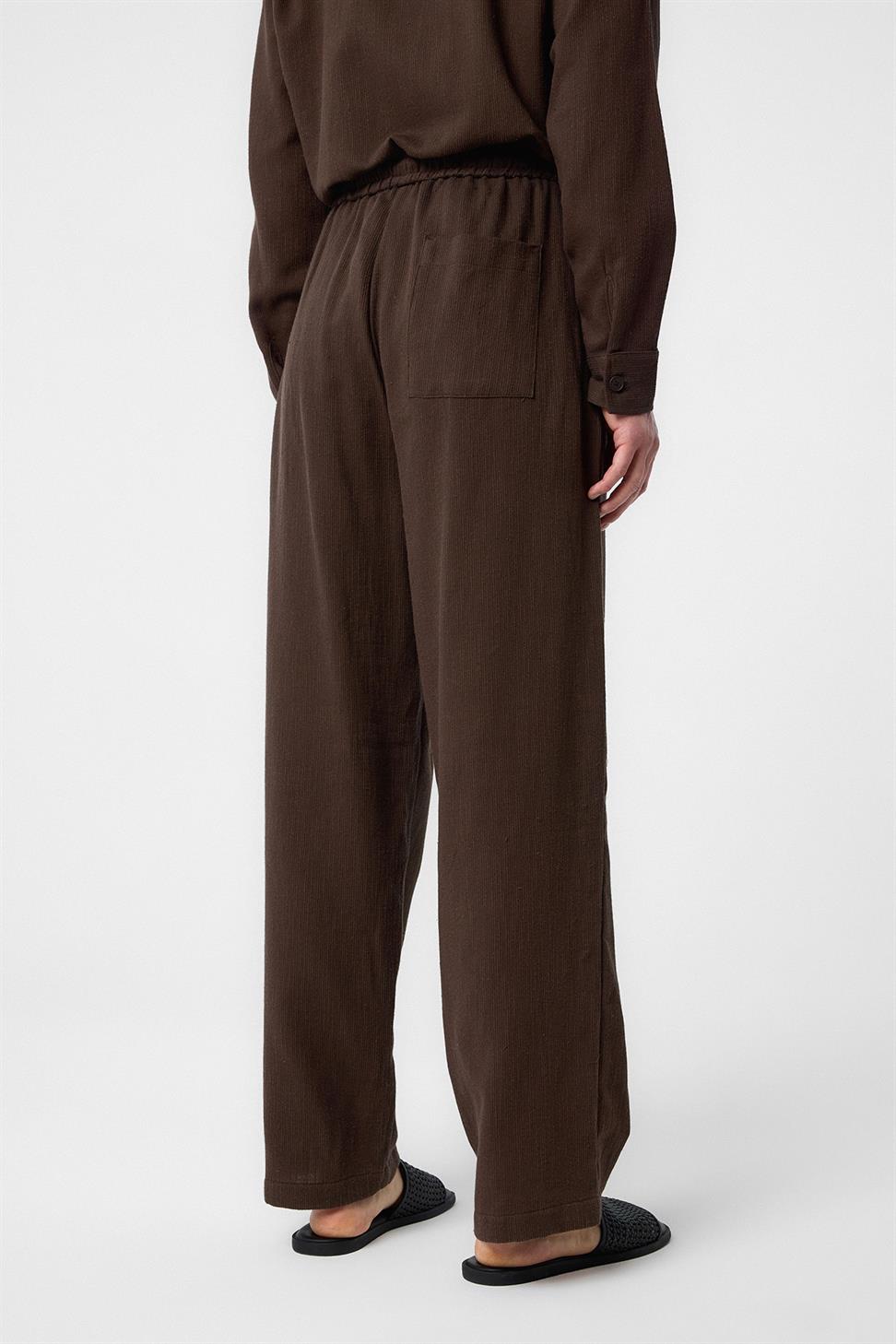 Antioch Kahve Dokulu Erkek Pantolon