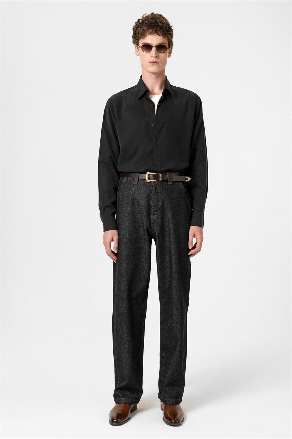 Antioch Kahve Erkek Deri Kemer