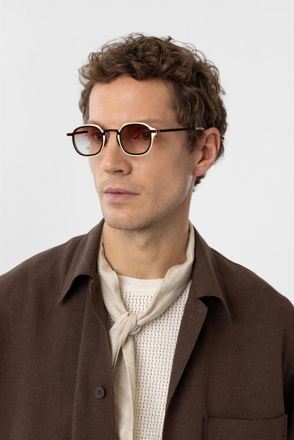 Relaxed Mens Shirt with Linen Blend