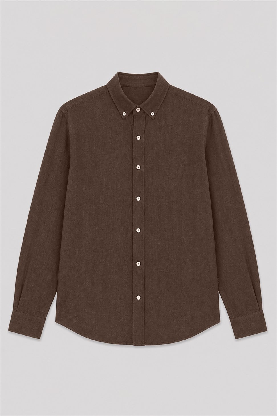 Relaxed Fit Mens Shirt with Linen Blend