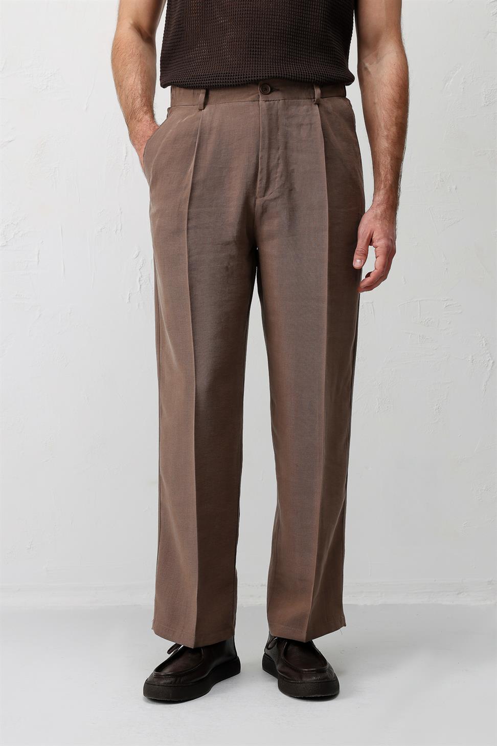 بنطلون رجالي من مزيج ليوسيل