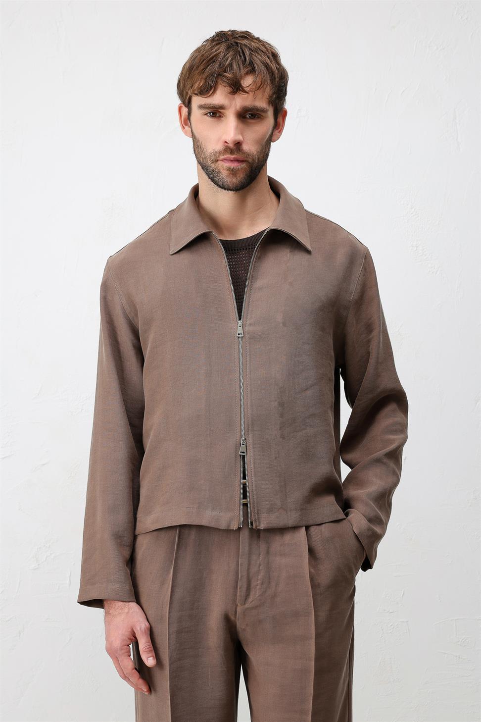 Lyocell Blend Summer Jacket
