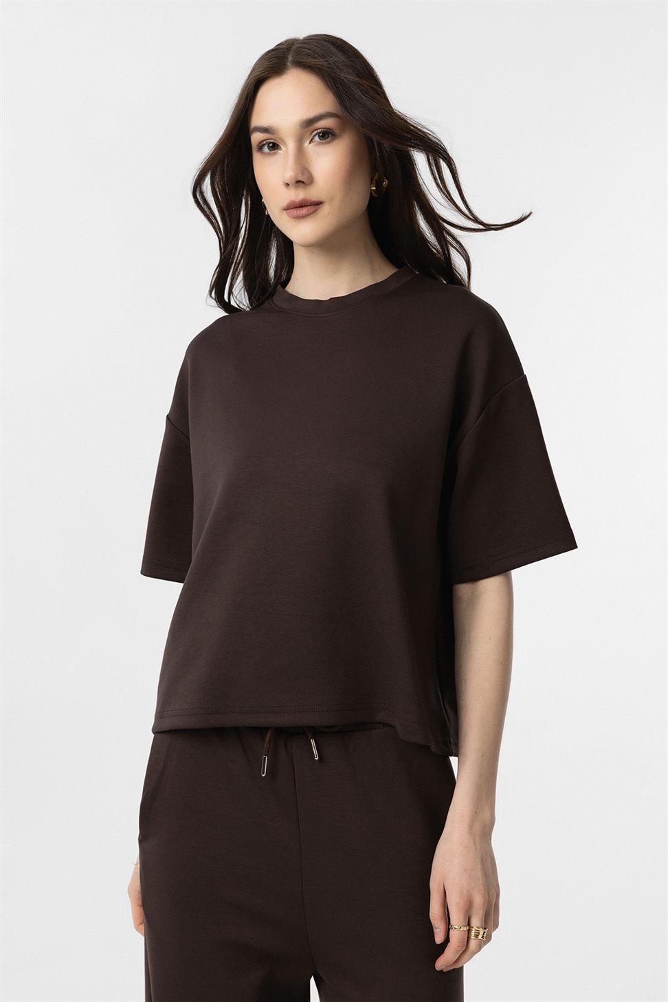 Antioch Kahve Modal Kadın Eşofman Takım