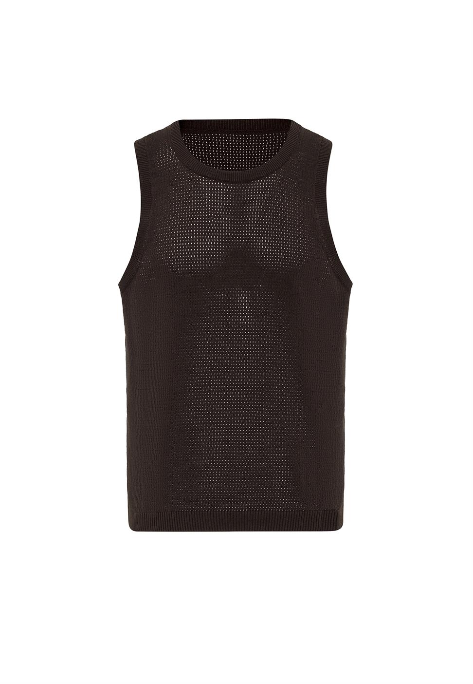 Antioch Kahve Örme Dokulu Erkek Atlet