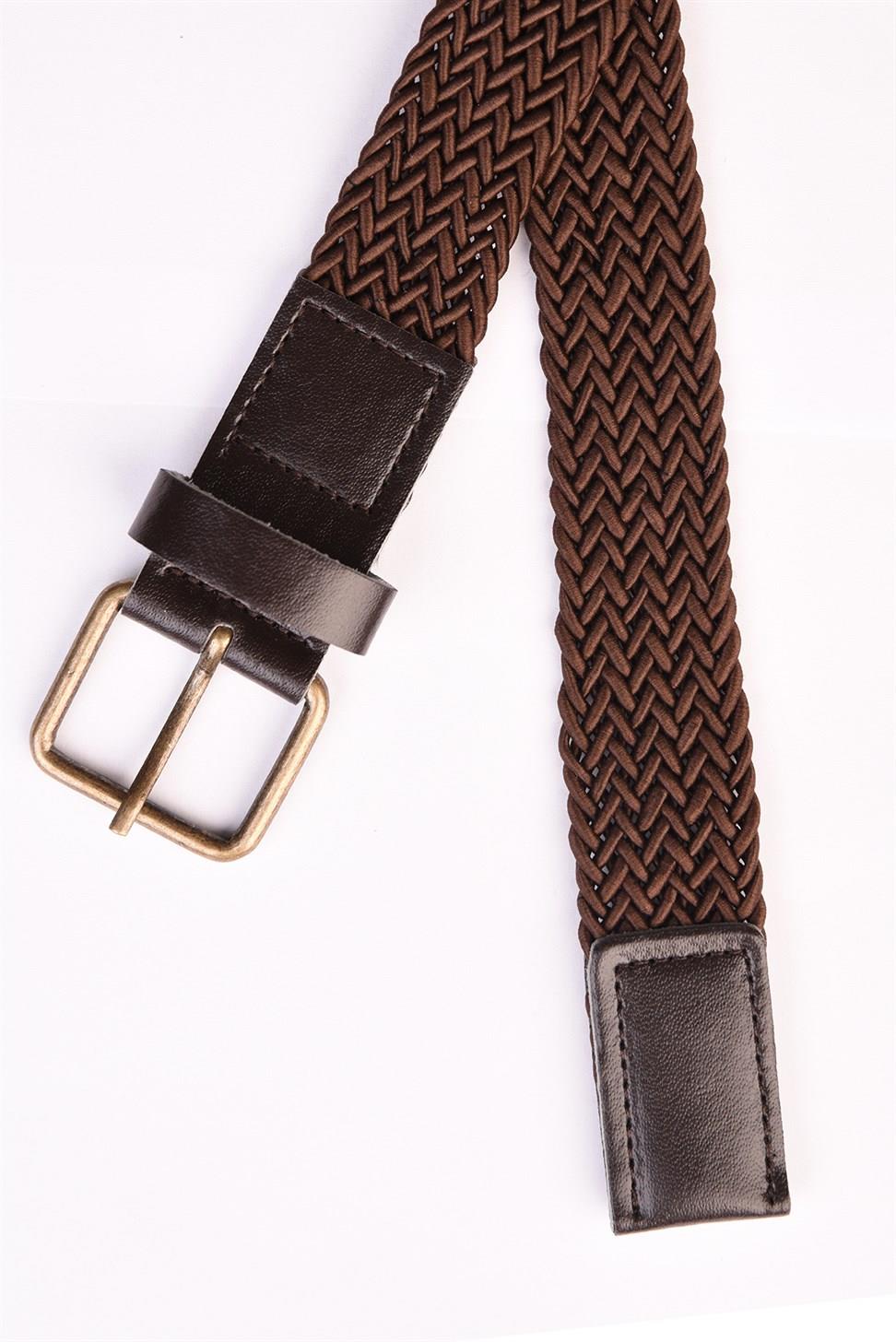 Antioch Kahve Örme Erkek Kemer