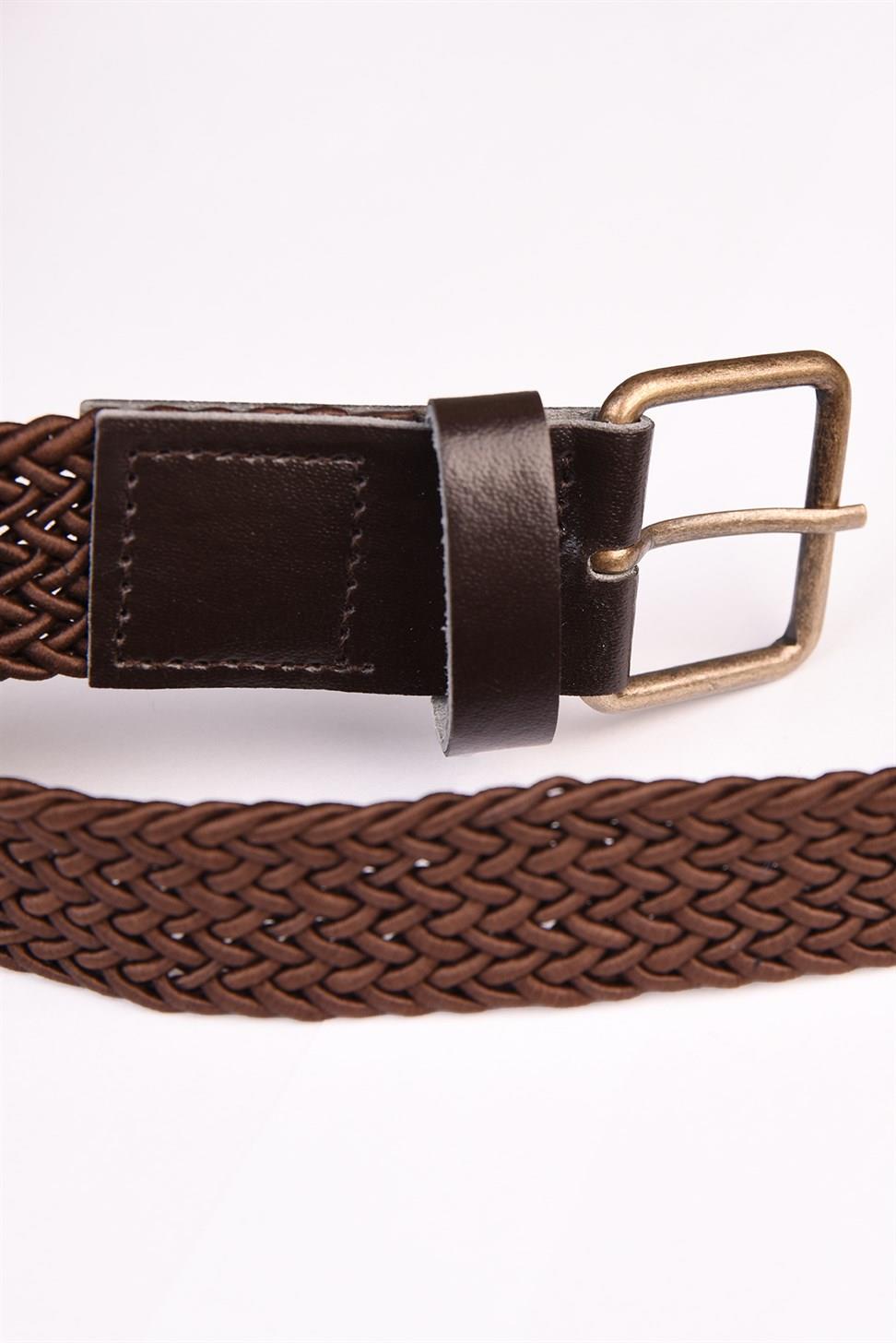 Antioch Kahve Örme Erkek Kemer