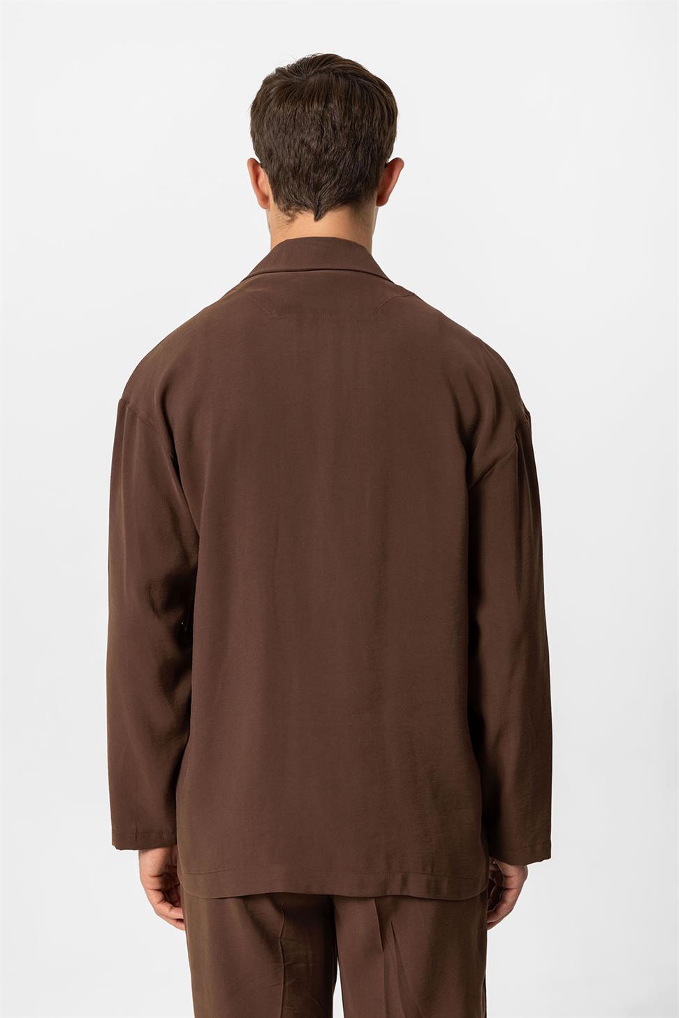 Oversized Unlined Mens Blazer Jacket