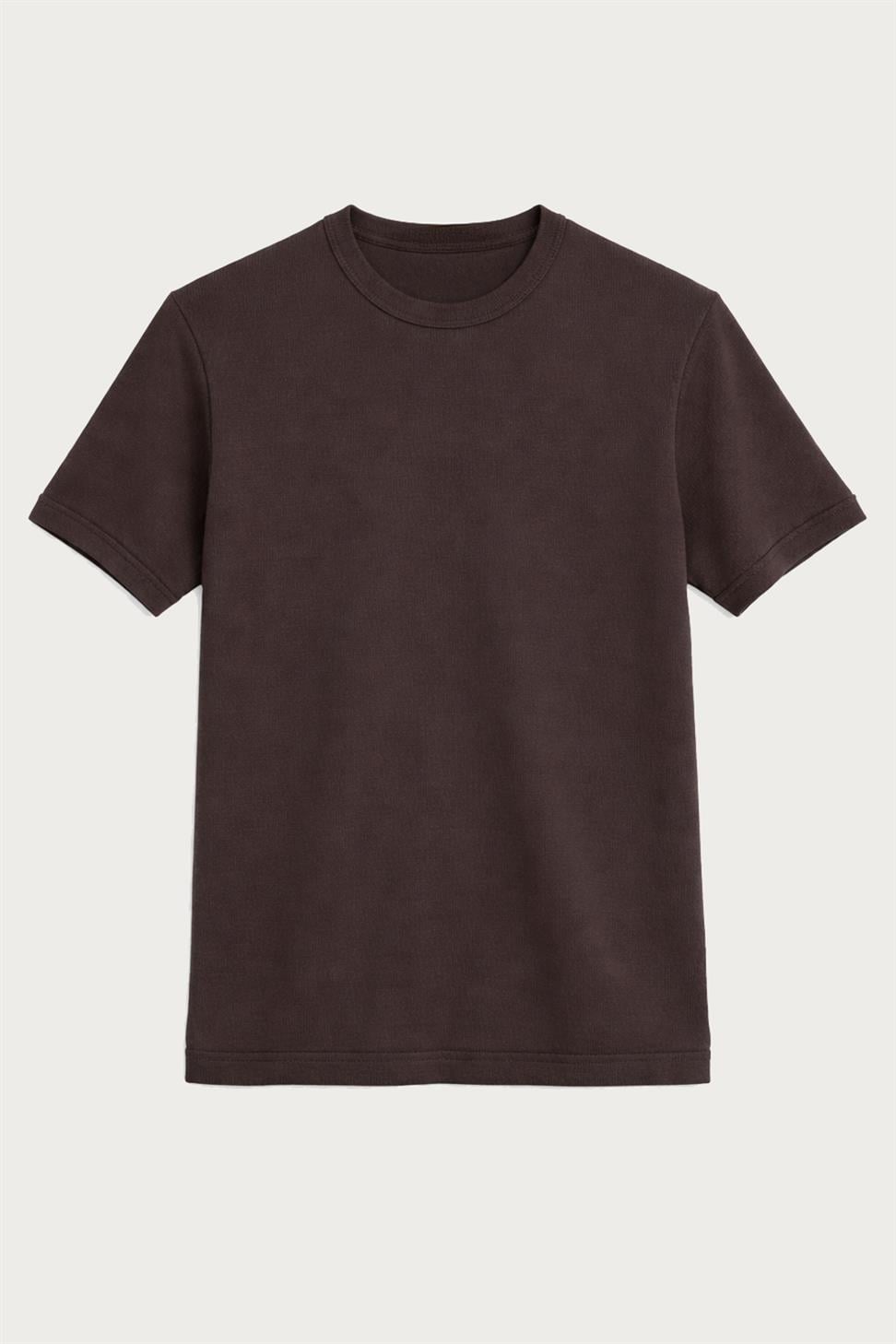 Antioch Kahve Pamuklu Erkek T-Shirt