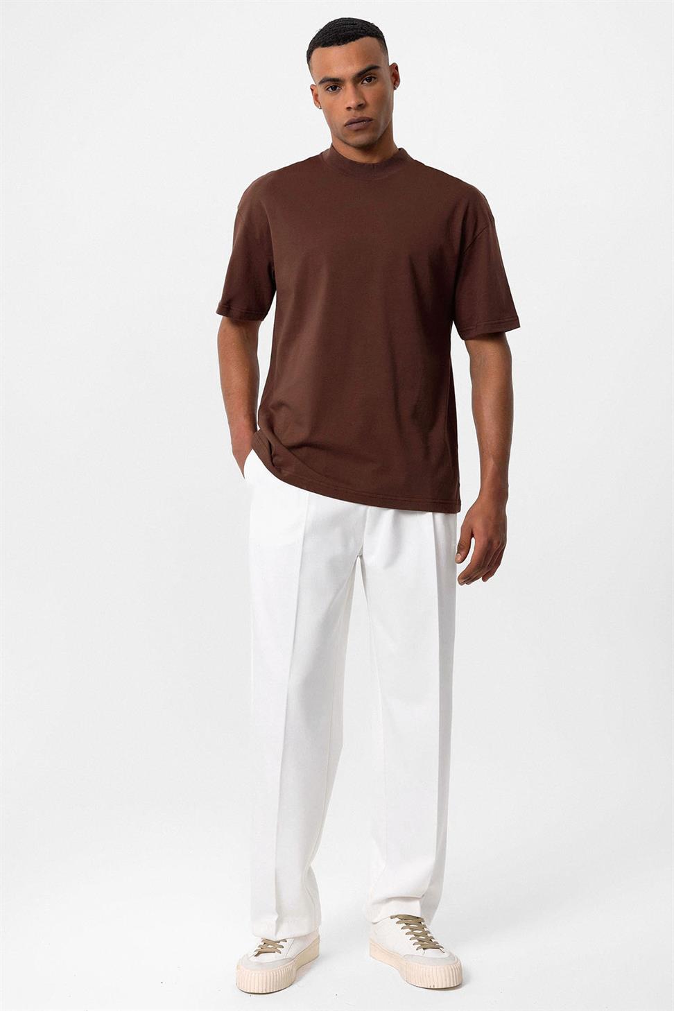 تي شيرت رجالي أساسي مريح