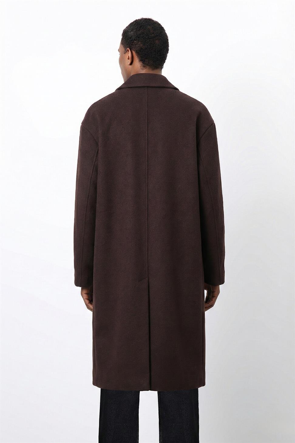 Antioch Kahve Relax Fit Erkek Kaban