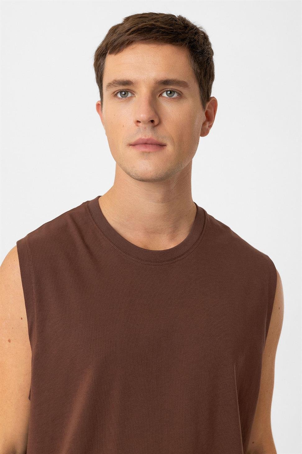 Antioch Kahve Relaxed Fit Erkek Atlet