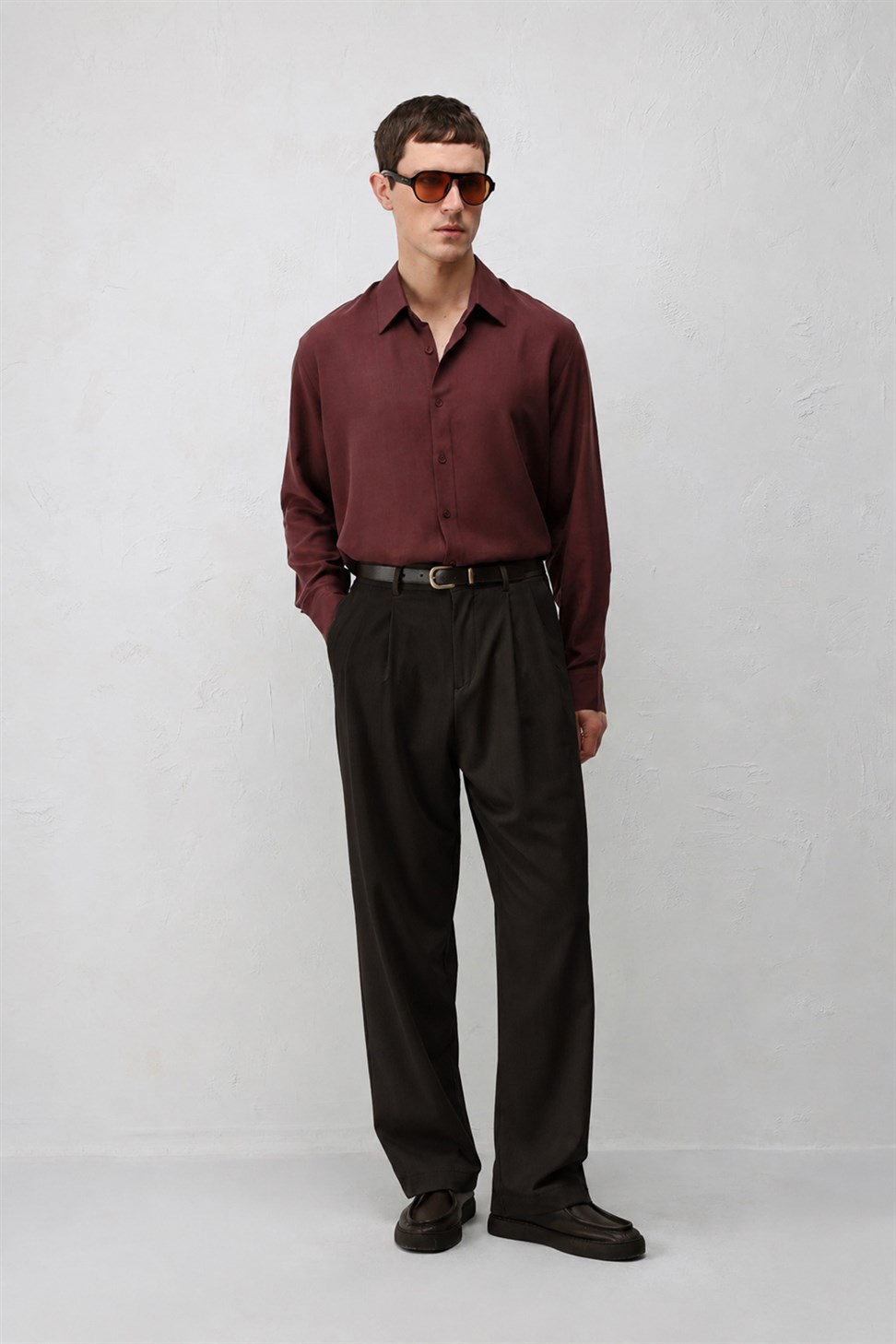 Antioch Kahve Relaxed Fit Erkek Pantolon