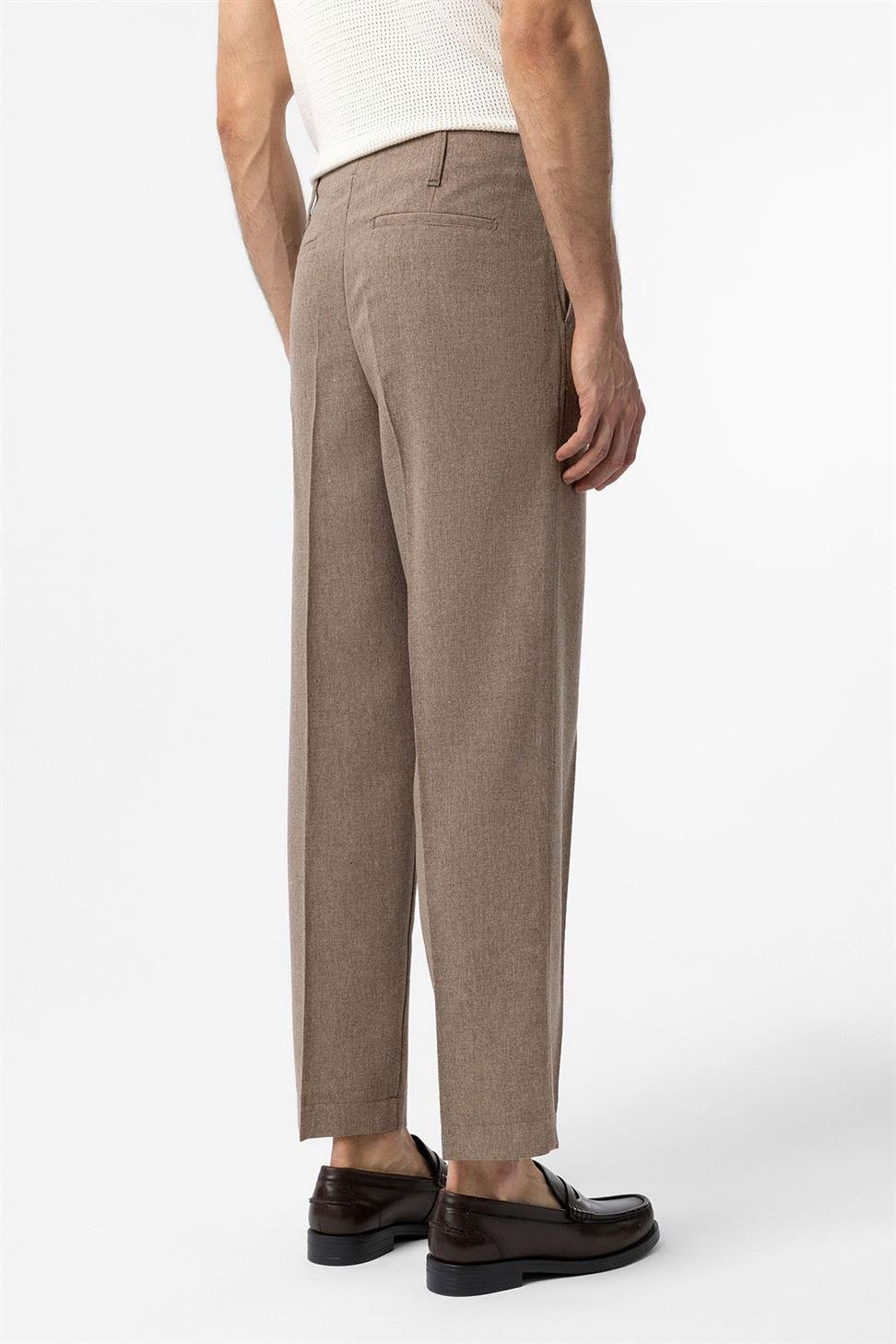 Antioch Kahve Straight Fit Erkek Pantolon