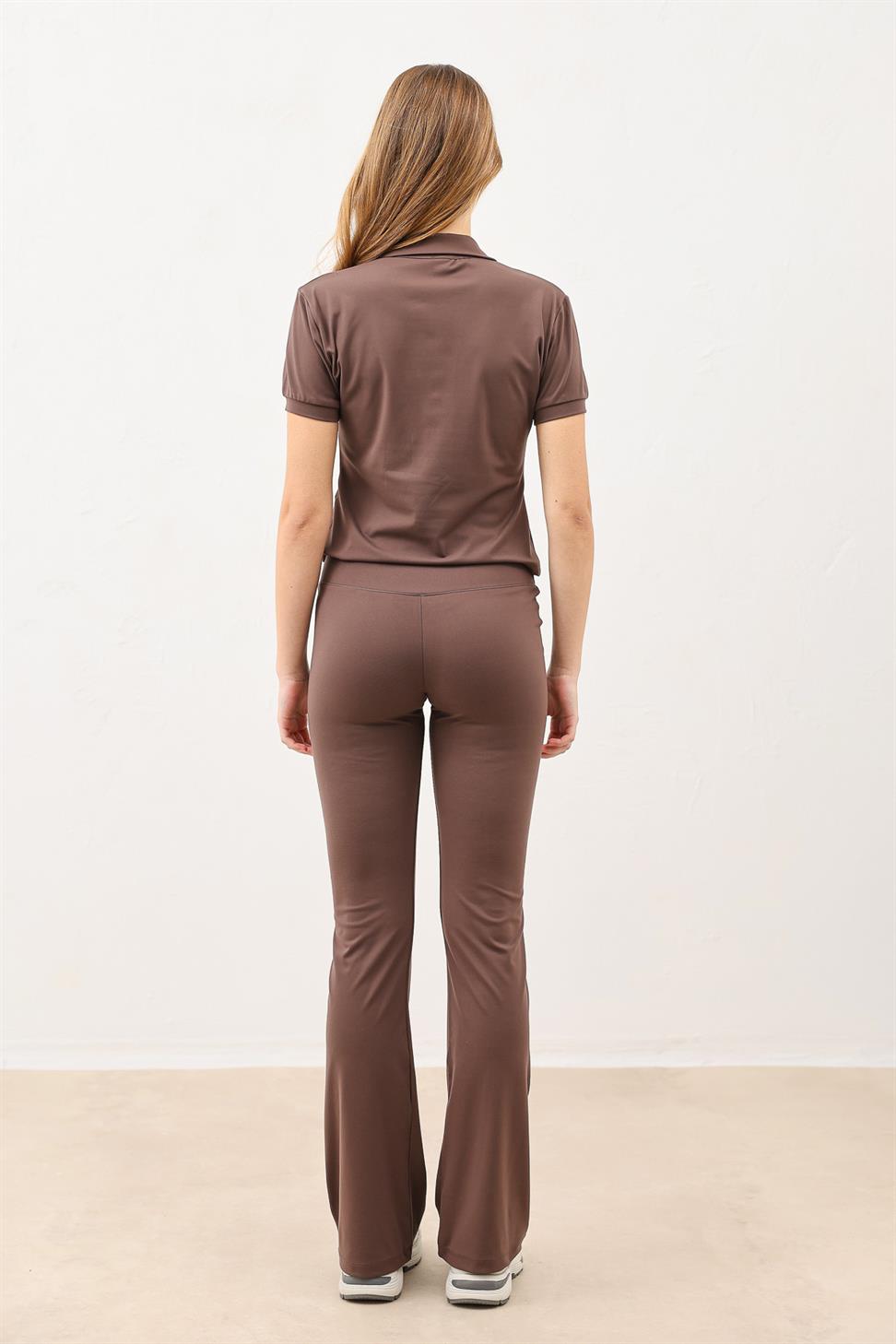 High Waist Spanish Leg Womens Leggings
