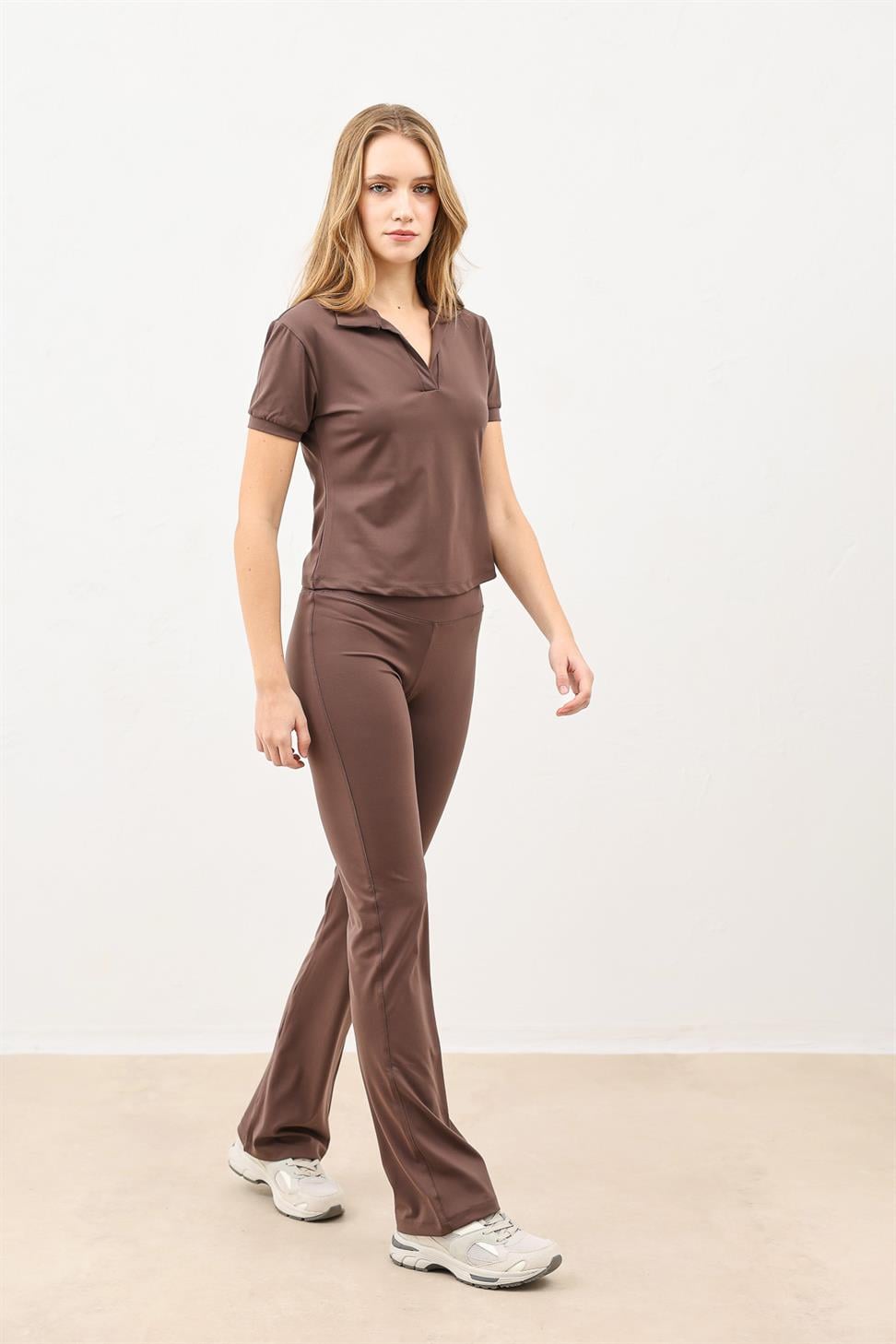 High Waist Spanish Leg Womens Leggings