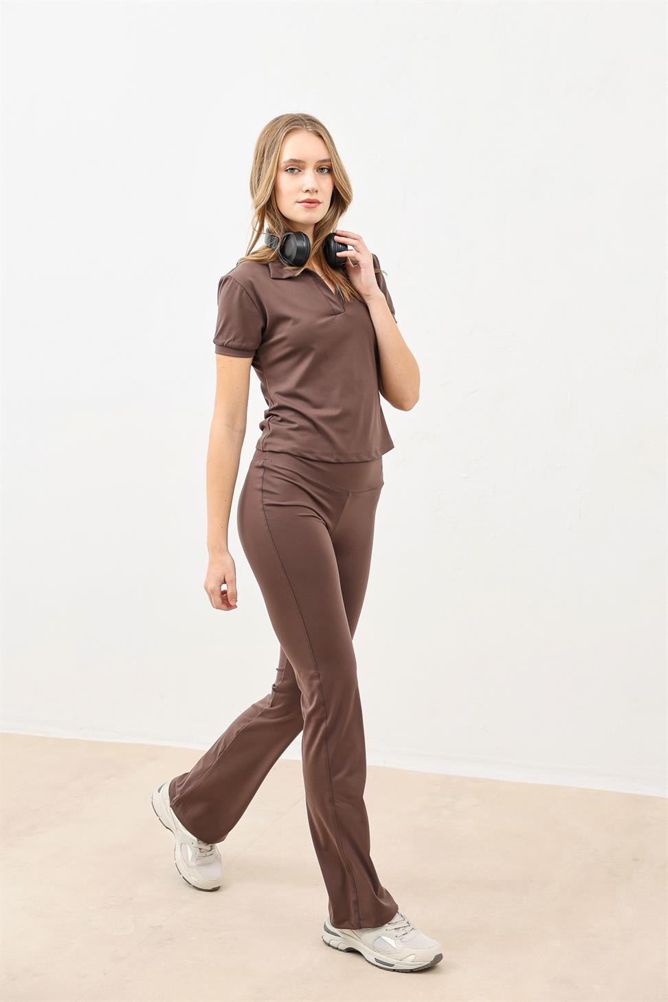 High Waist Spanish Leg Womens Leggings