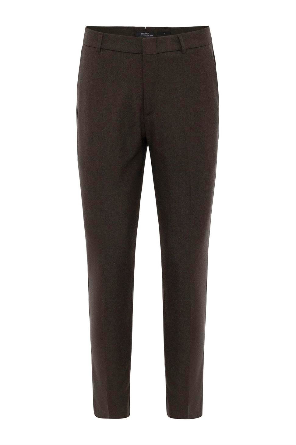 Antioch Kahve Yüksek Bel Klasik Erkek Pantolon