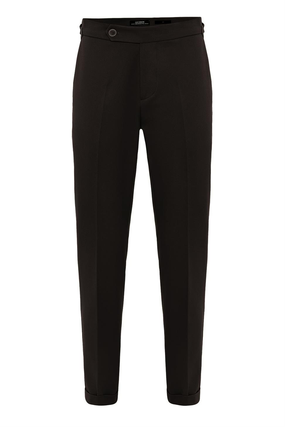 بنطلون رجالي بخصر عالٍ عادي للرجال