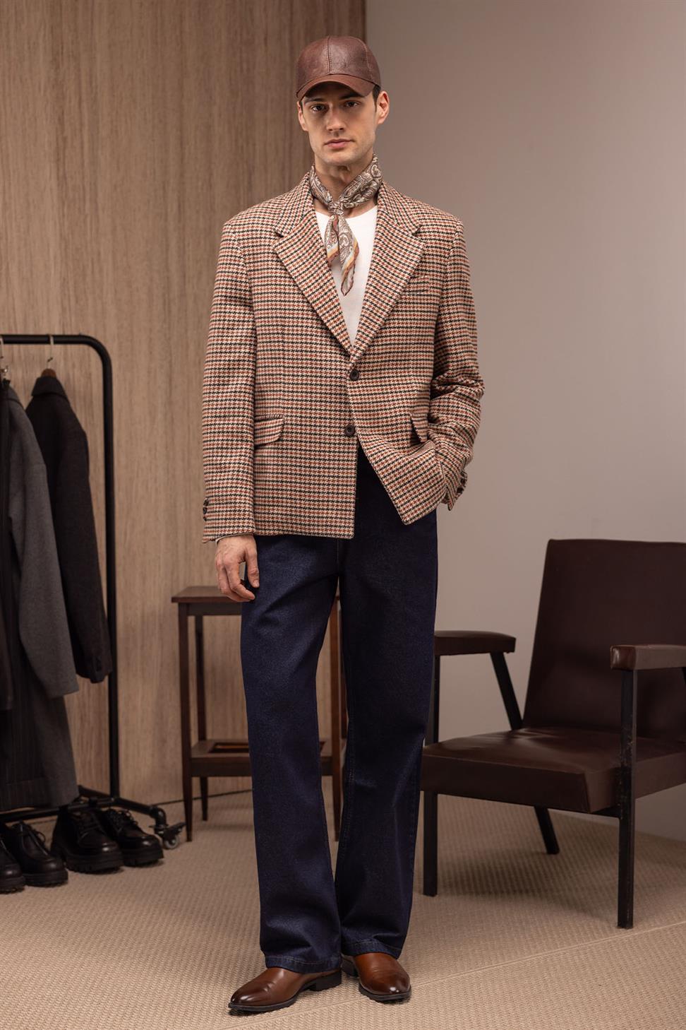 سترة بليزر رجالية كلاسيكية