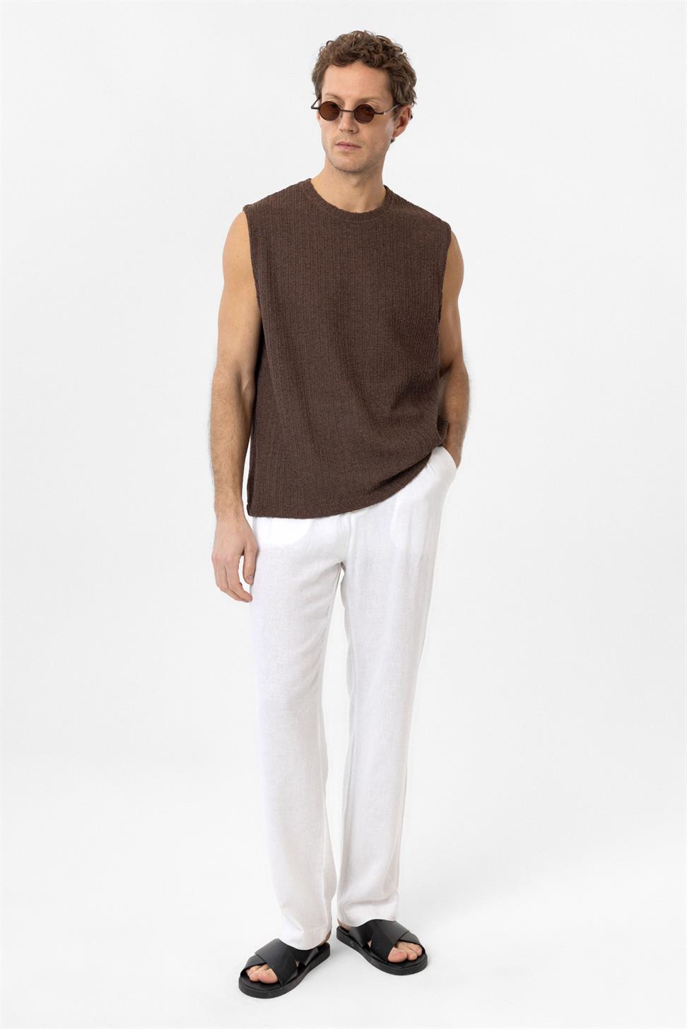 Antioch Koyu Kahve Dokulu Erkek Atlet